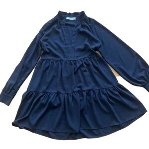 Amanda Uprichard Saffron Long Sleeved Mini Dress